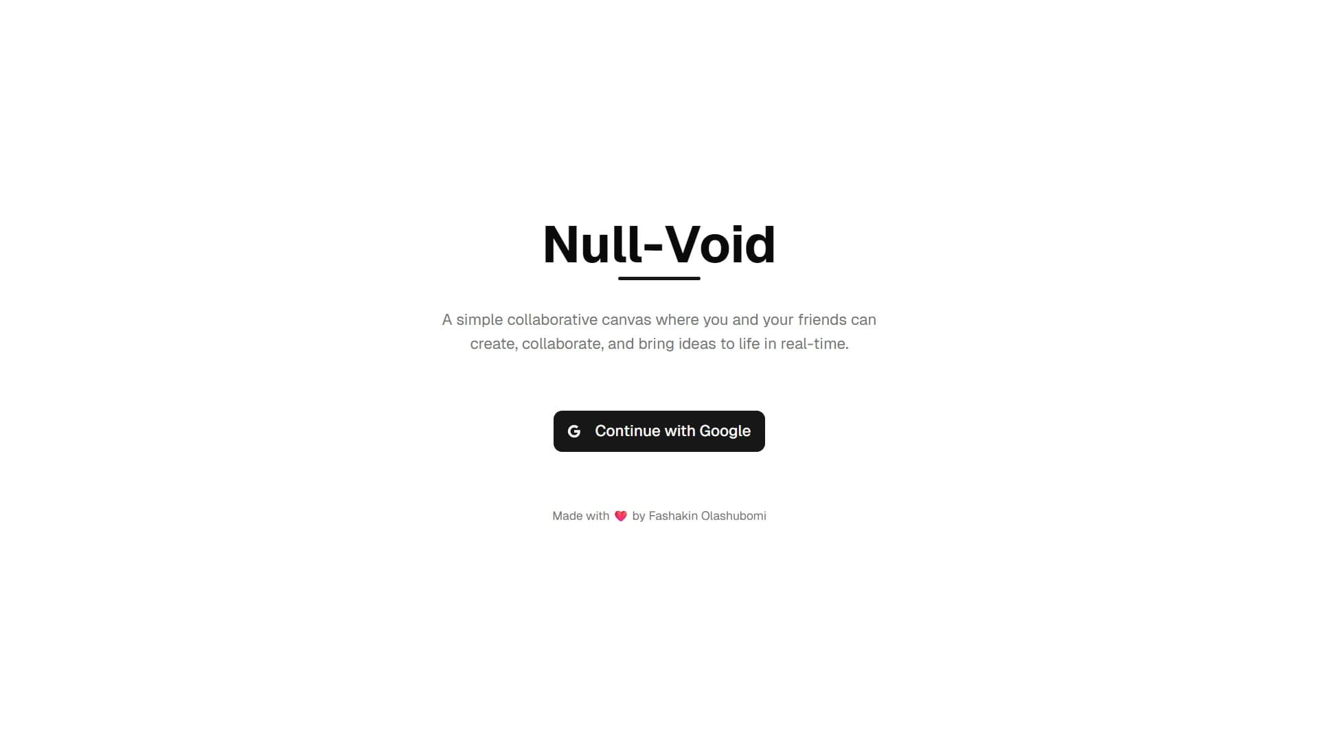 Null Void logo